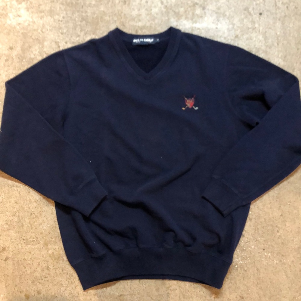 Ralph Lauren Polo Golf V neck sweater. Size medium